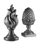 zinc finials